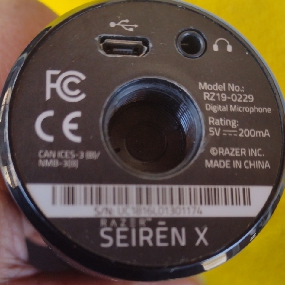 Razer Black Seiren X Digital Microphone